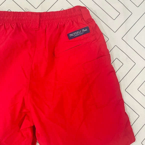 Properly Tied Red Swim Trunks - Picture 10 of 11